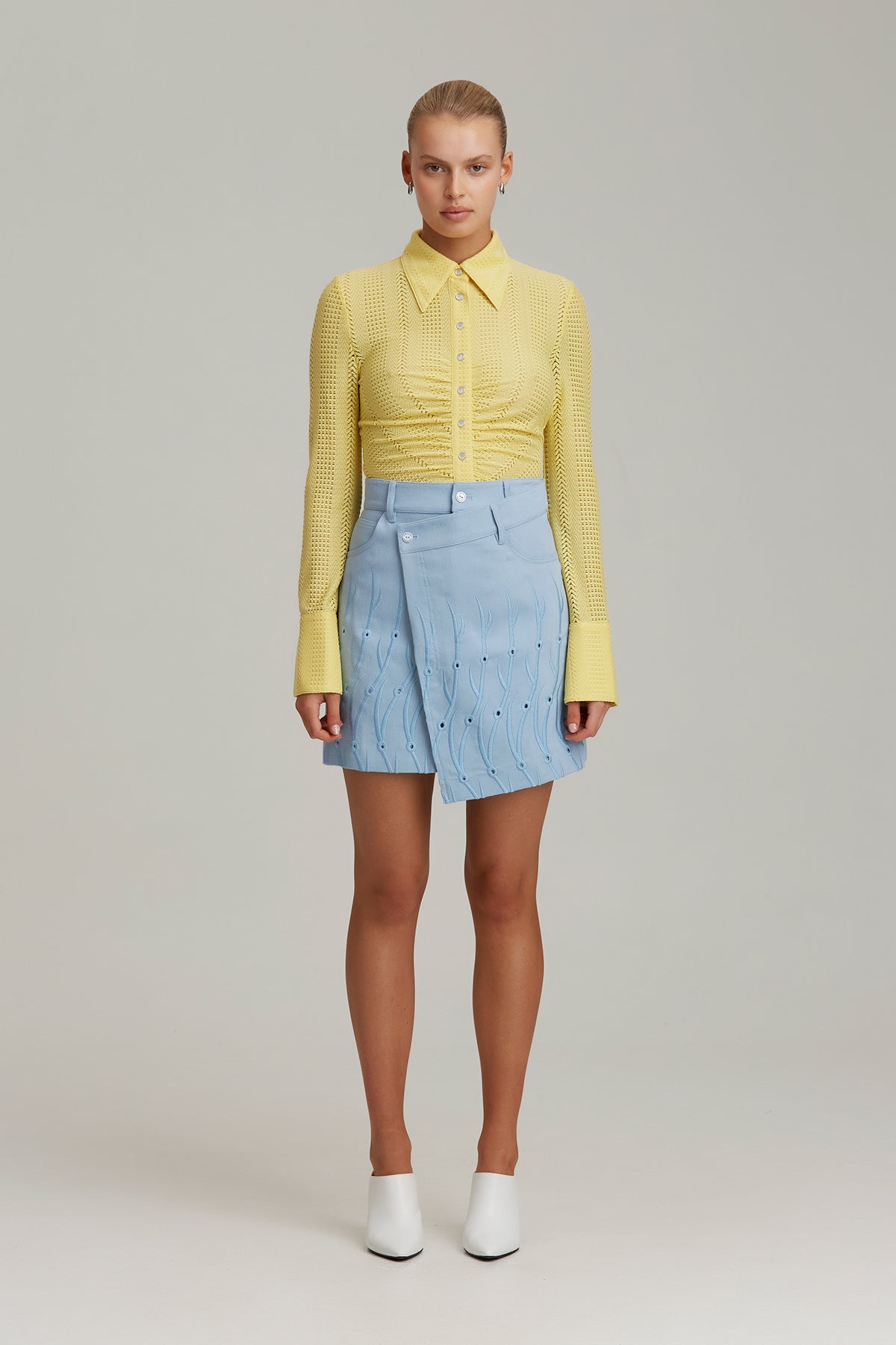 C/MEO Collective - Persuasive Skirt - Duck Egg