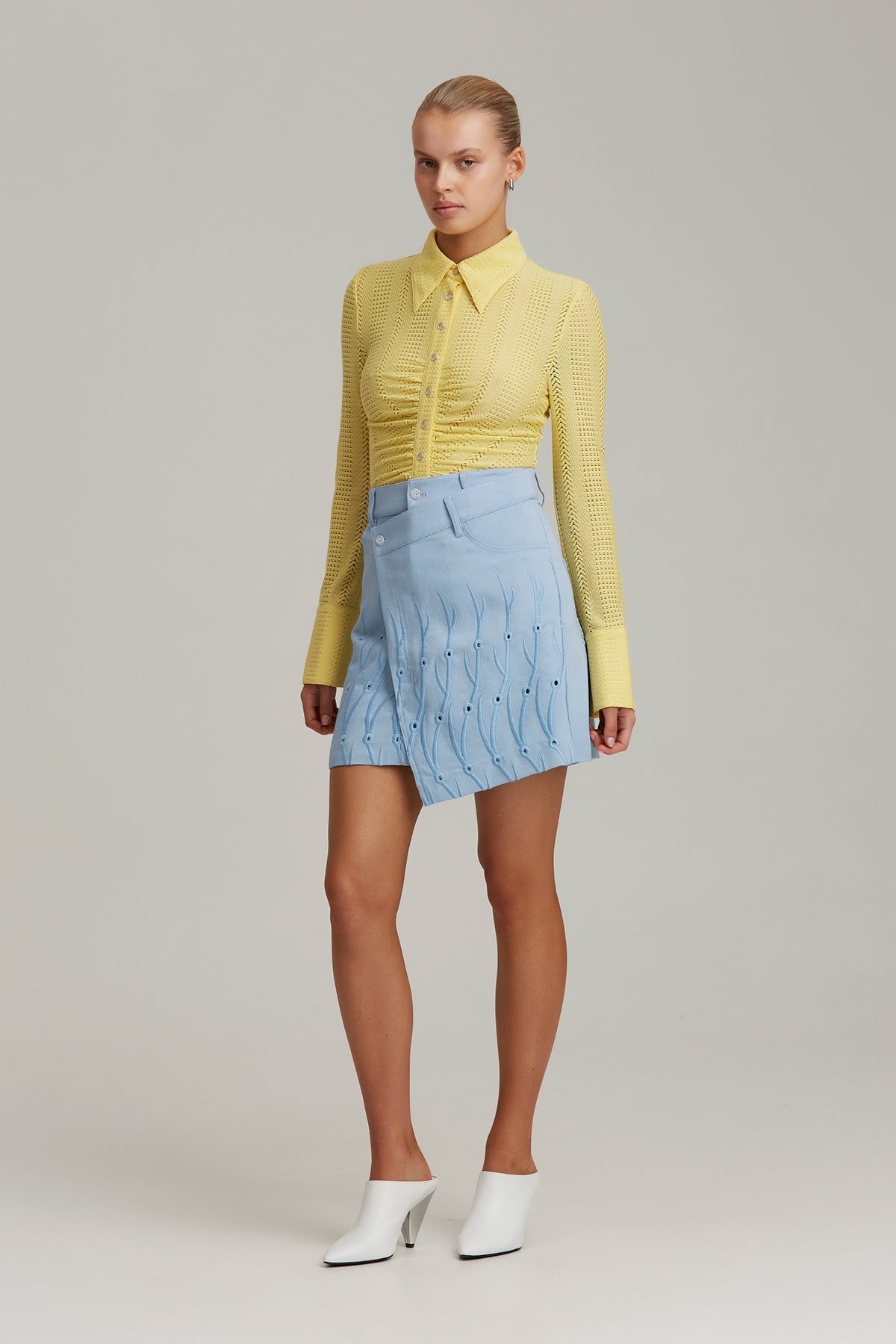 C/MEO Collective - Persuasive Skirt - Duck Egg