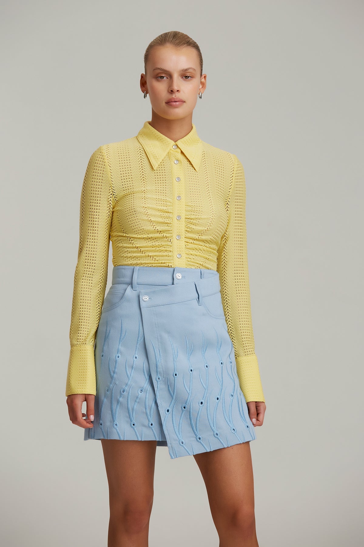 C/MEO Collective - Persuasive Skirt - Duck Egg