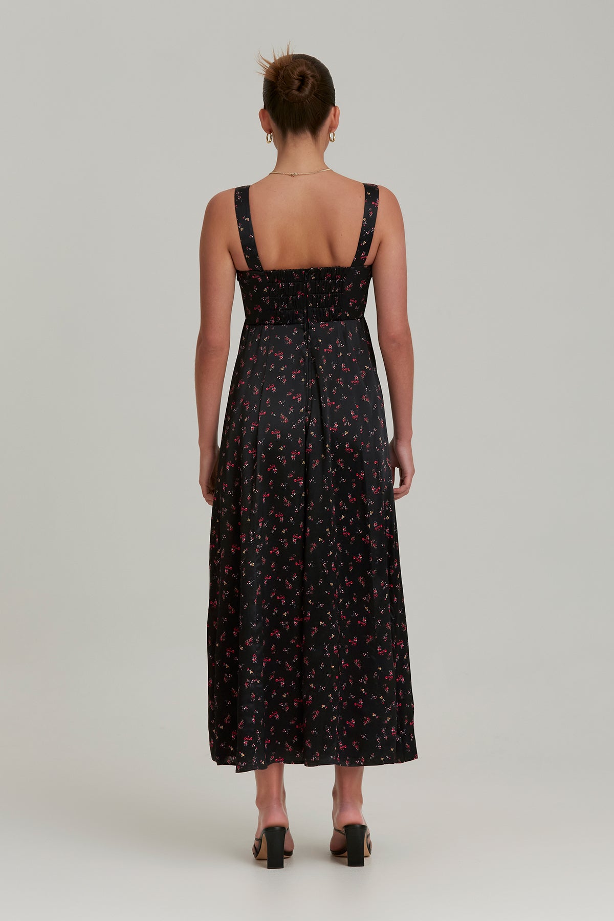 Finders - Zadie-Mavis Maxi Dress - Black Daisy