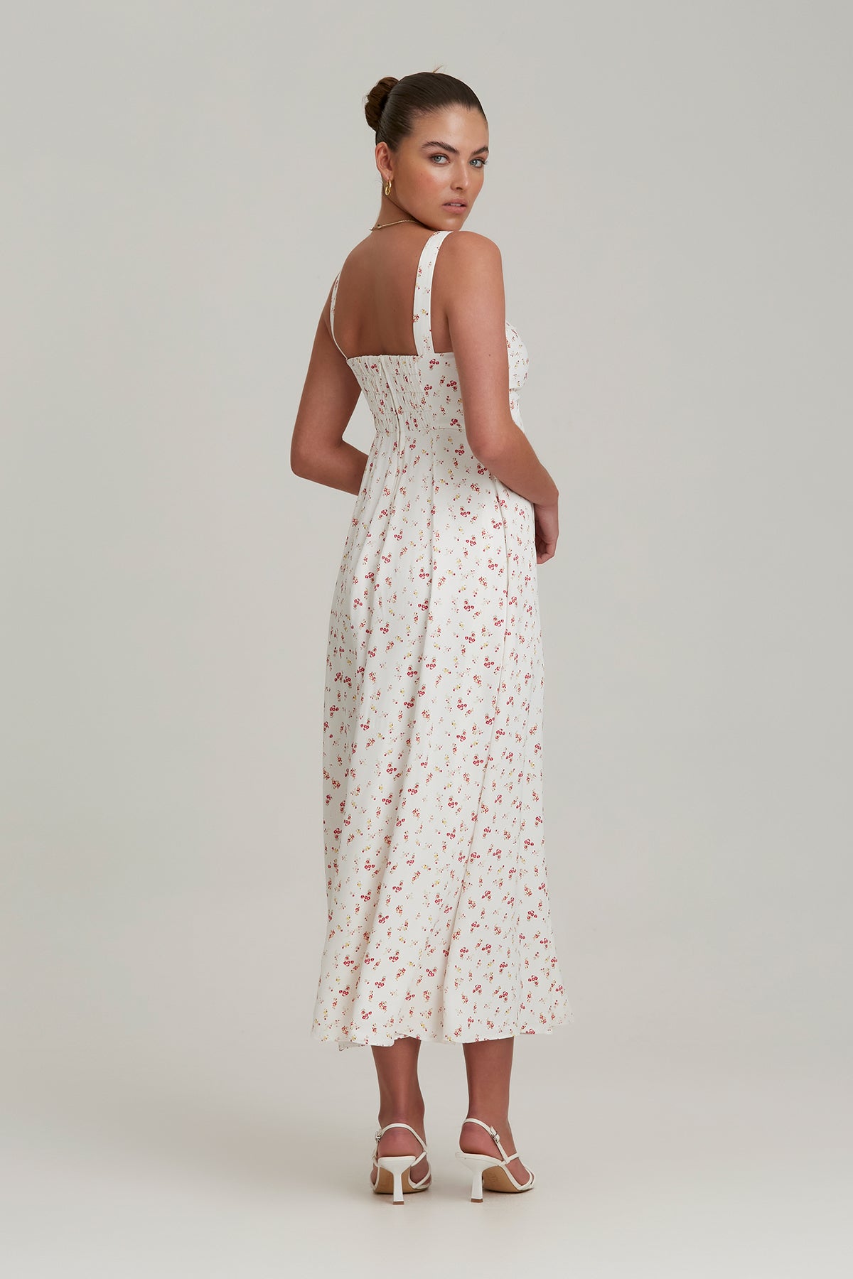 Finders - Zadie-Mavis Maxi Dress - White Daisy