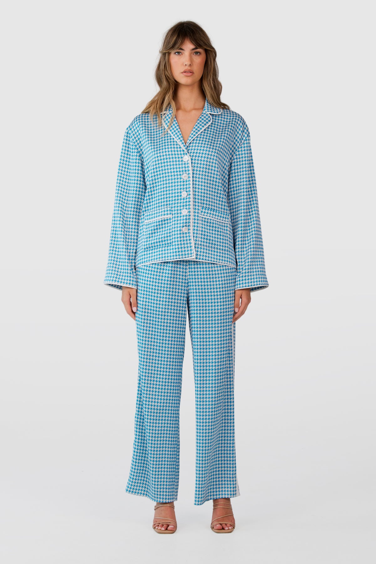 C/MEO Collective - Good For You Shirt - Blue Houndstooth