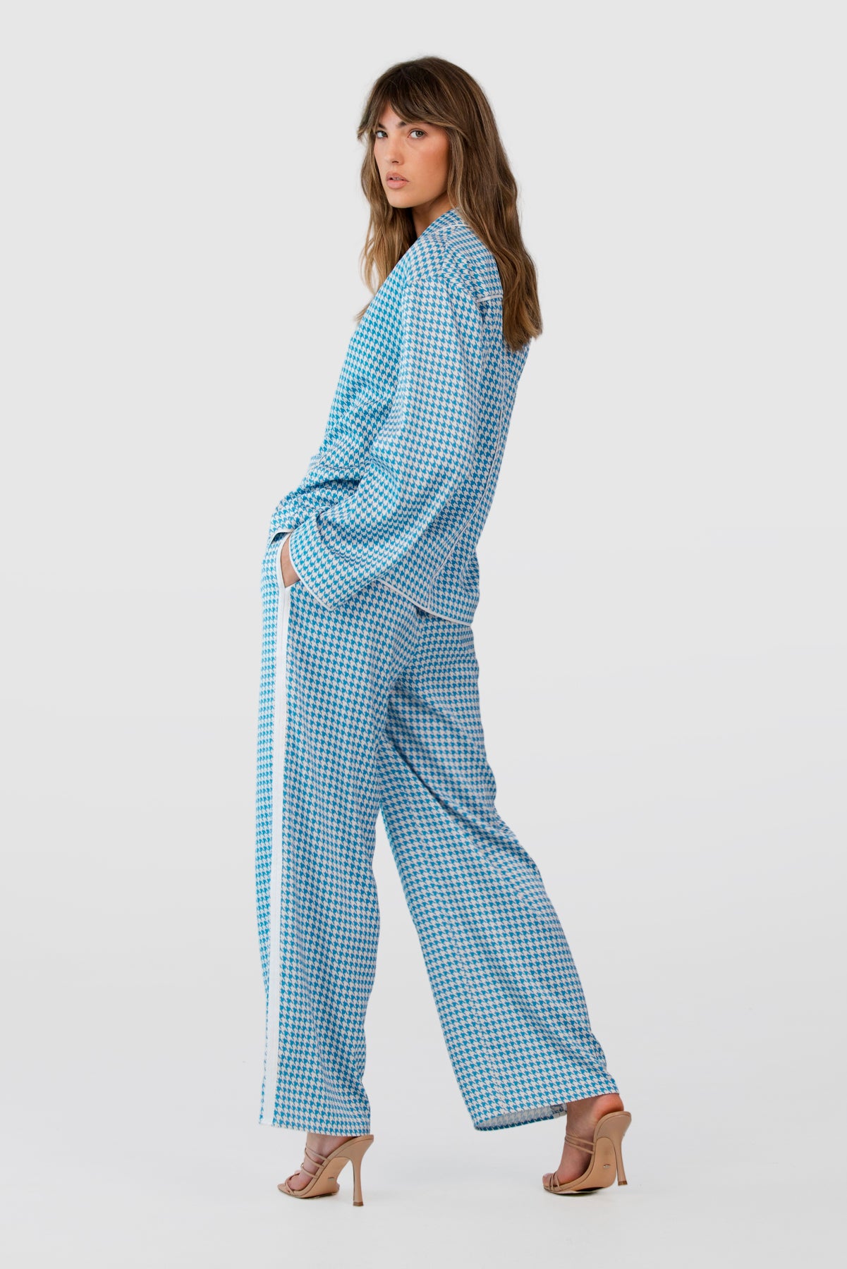 C/MEO Collective - Good For You Shirt - Blue Houndstooth