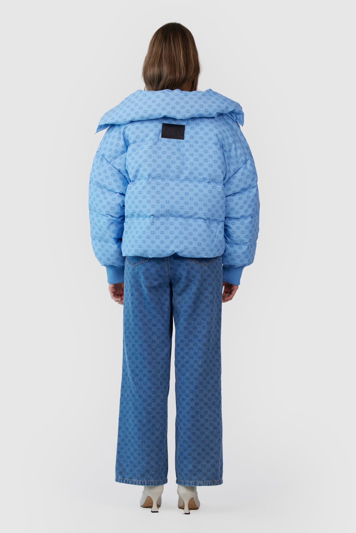 C/MEO Collective - Meet Me There Puffer - Blue Monogram