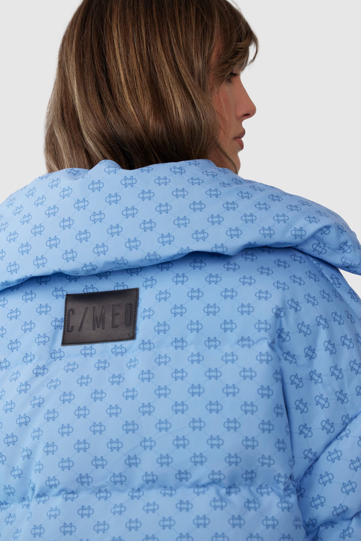 C/MEO Collective - Meet Me There Puffer - Blue Monogram