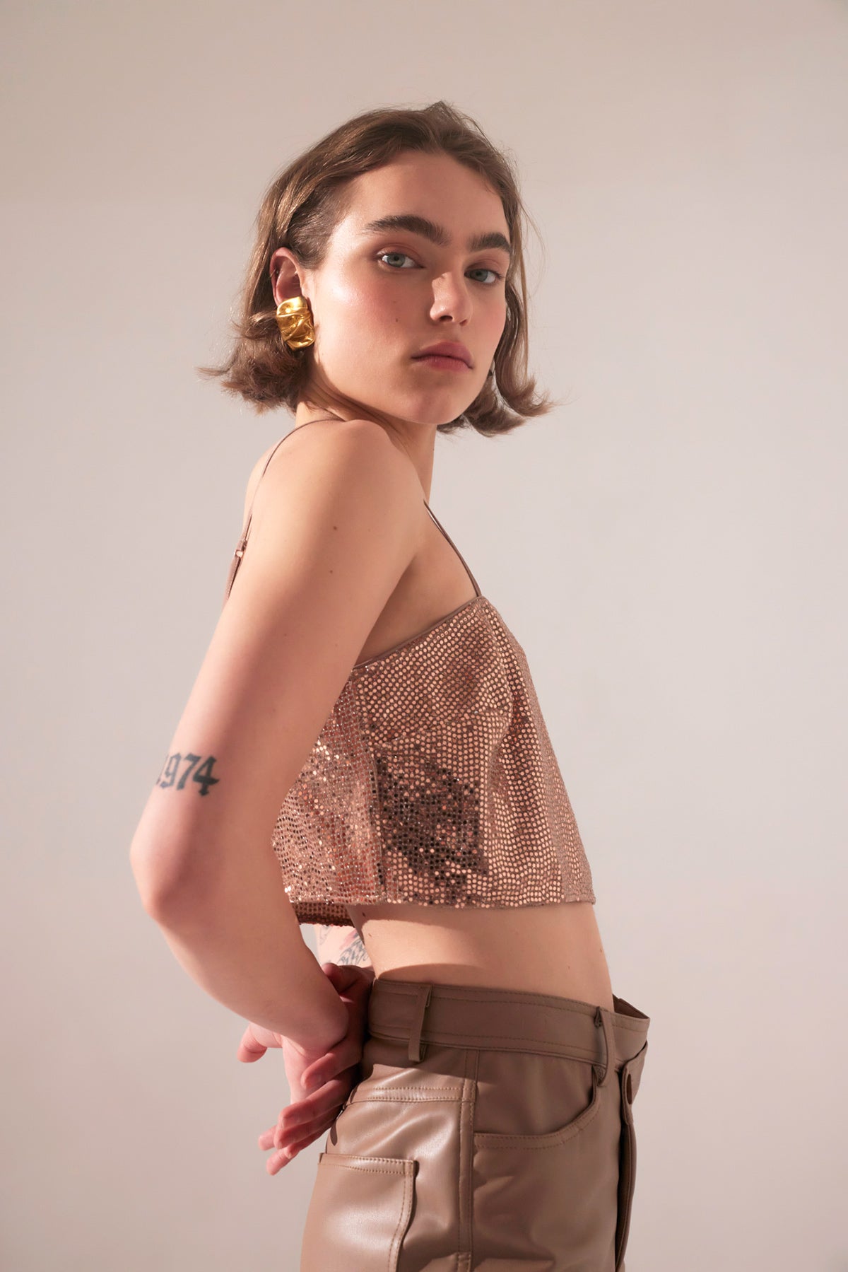 C/MEO Collective - After Dark Top - Rose Gold