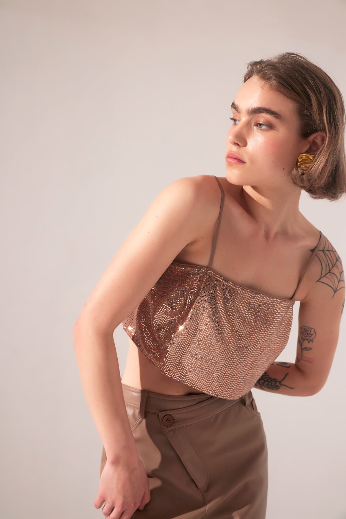 C/MEO Collective - After Dark Top - Rose Gold