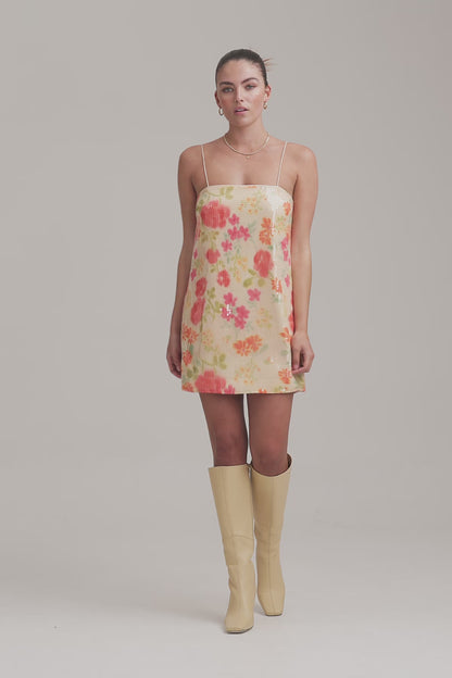 Finders - Brigita Mini Dress - Blurred Blossom