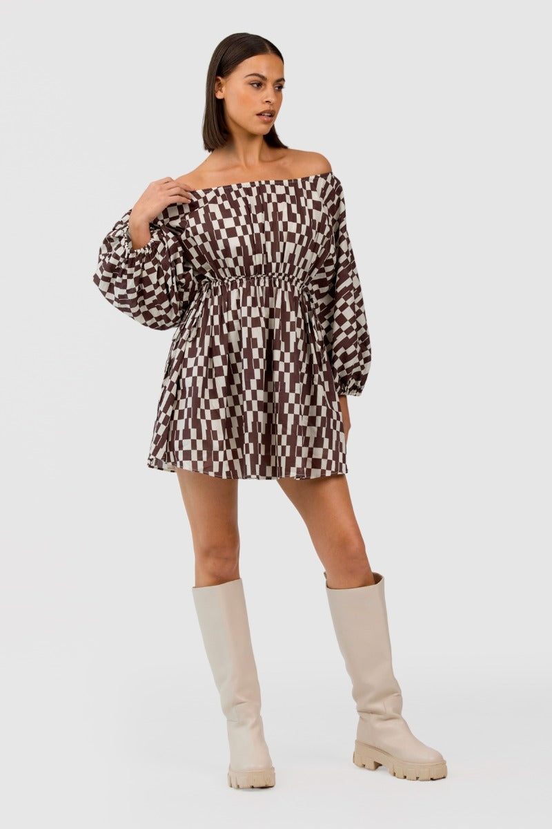 The Fifth Label - Revival Dress - Chocolate Check
