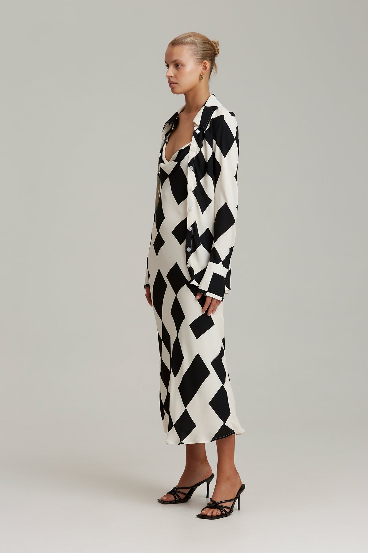 C/MEO Collective - Emergent Adore You Midi Dress - Interlude Print