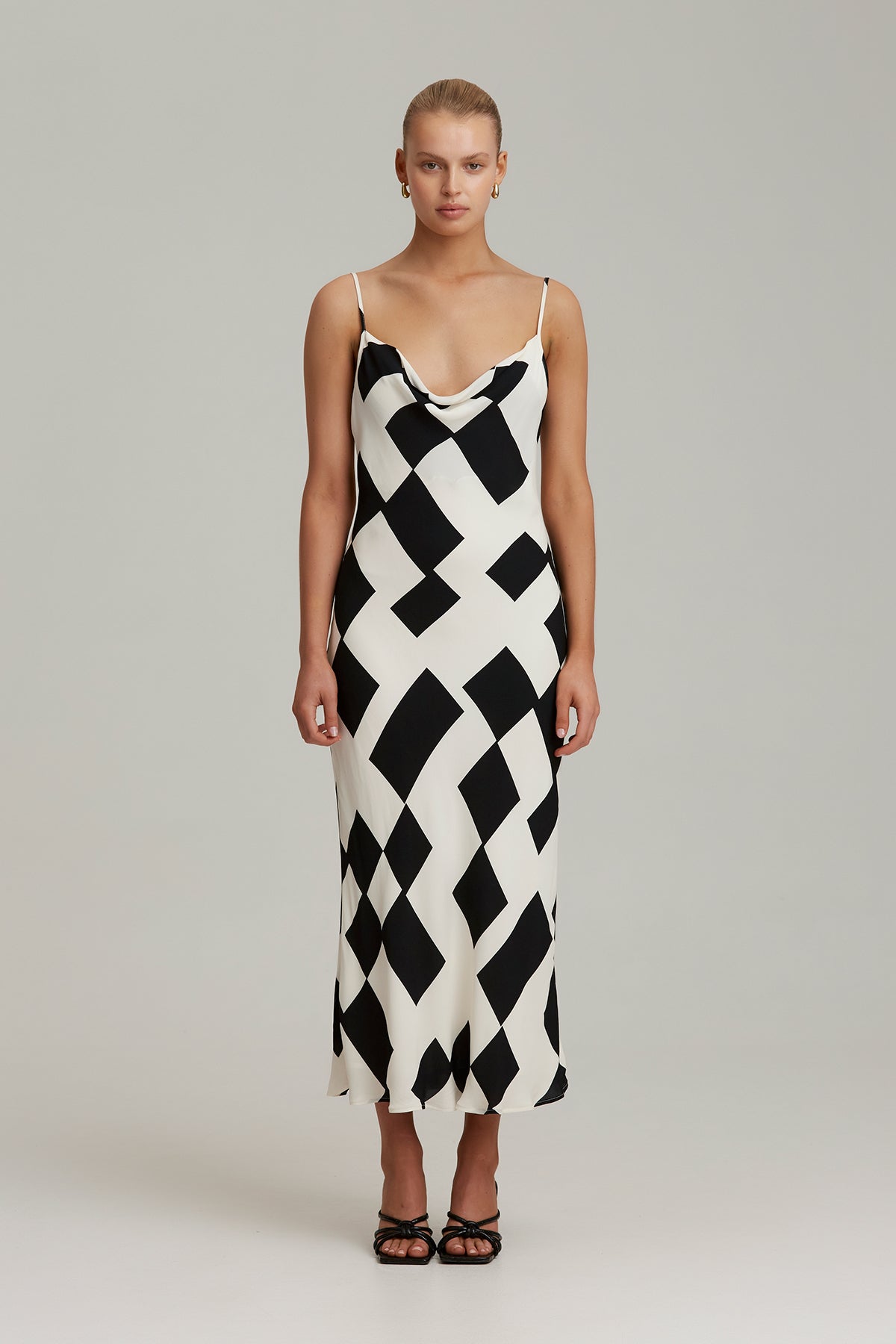 C/MEO Collective - Emergent Adore You Midi Dress - Interlude Print