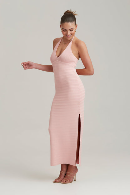 Finders - Iggy Knit Dress - Baby Pink