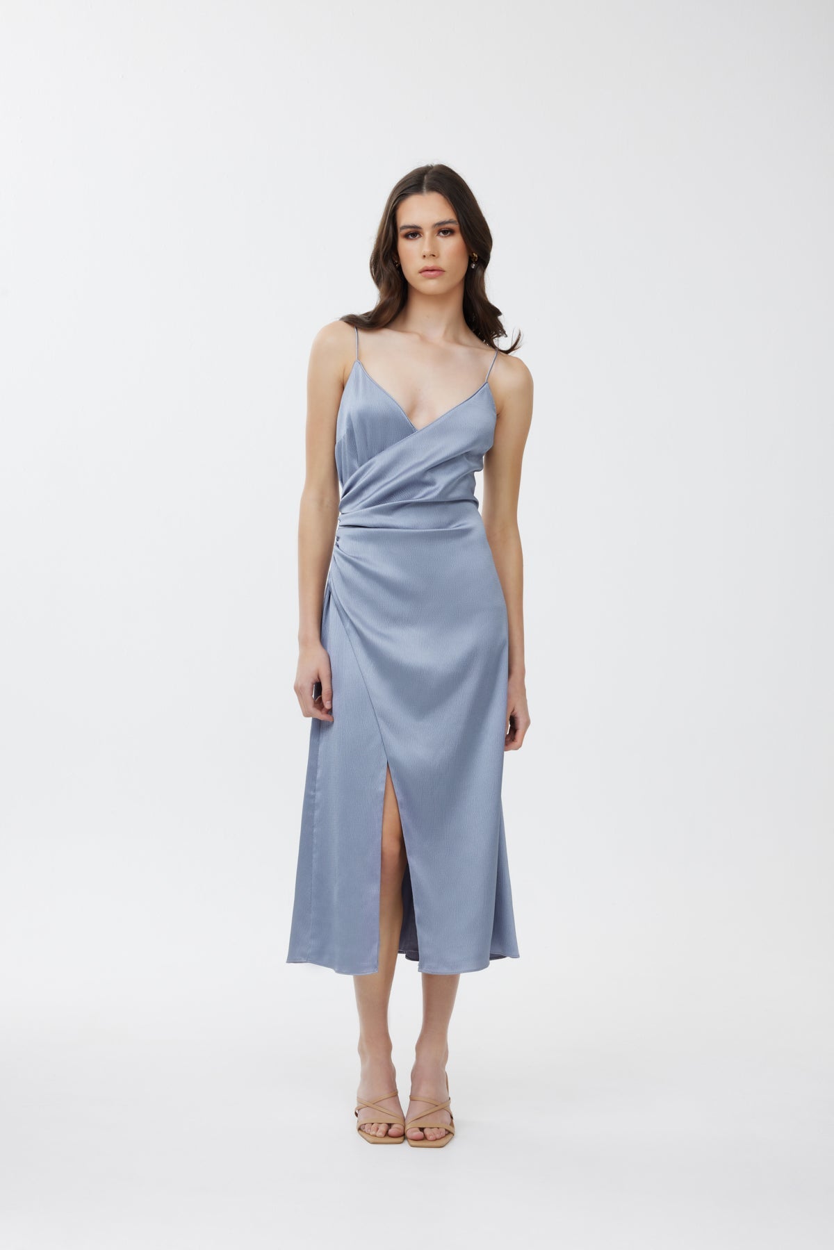 Keepsake - Atone Midi Dress - Slate Blue