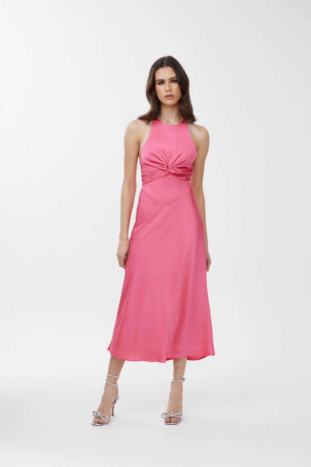 Keepsake - Kennedy Midi Dress - Hot Pink
