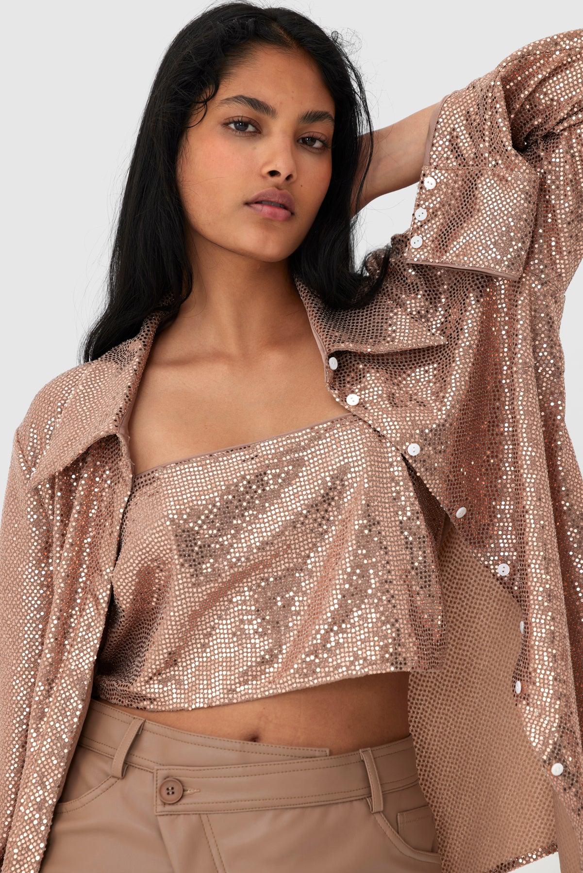 C/MEO Collective - After Dark Shirt - Rose Gold
