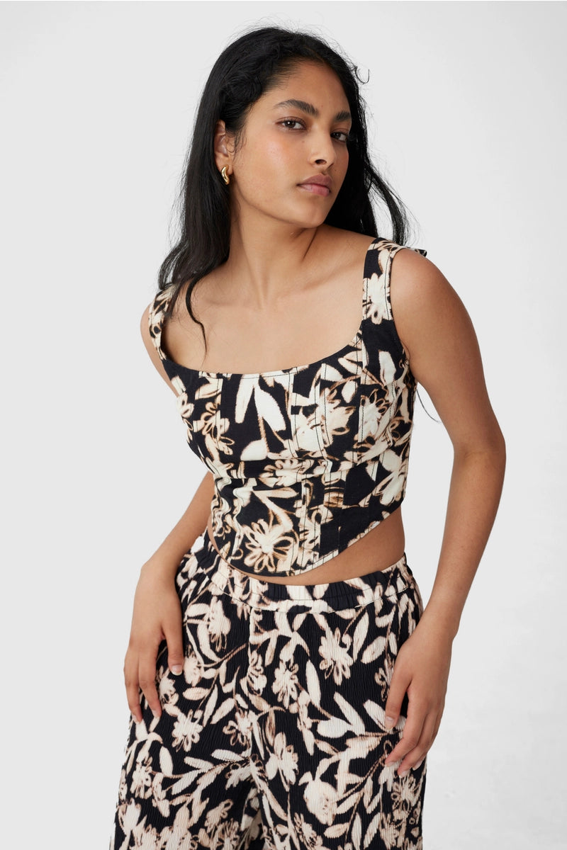 C/MEO Collective - Good Side Corset - Lucid Floral Print
