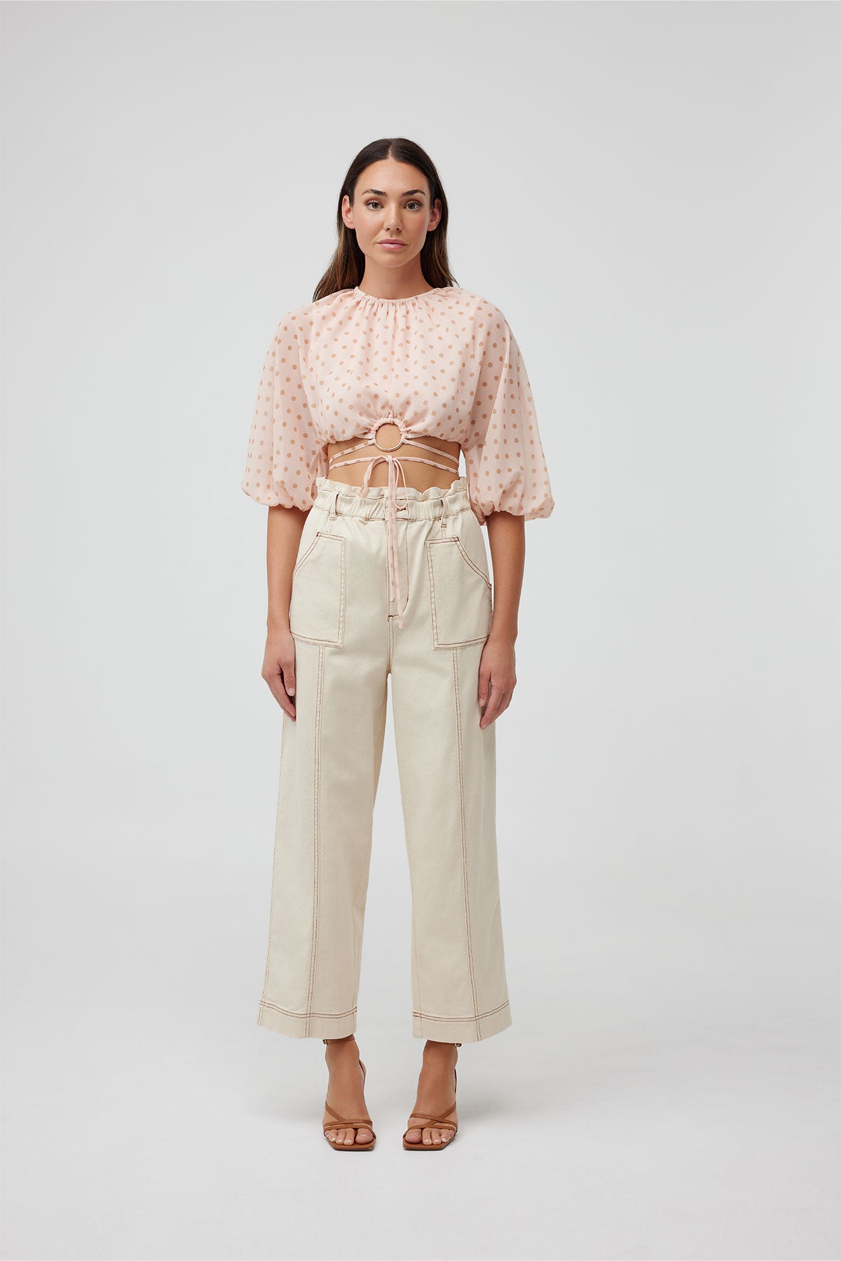 Keepsake - Breeze Top - Blush W Tan Spot