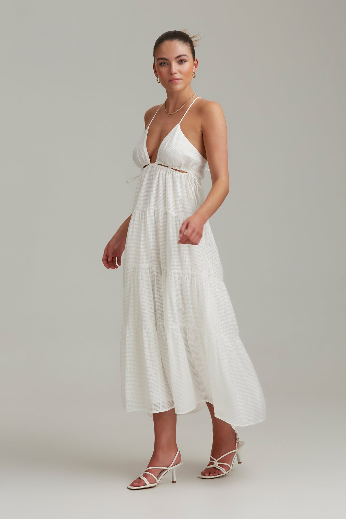 Finders - Georgia Midi Dress - White