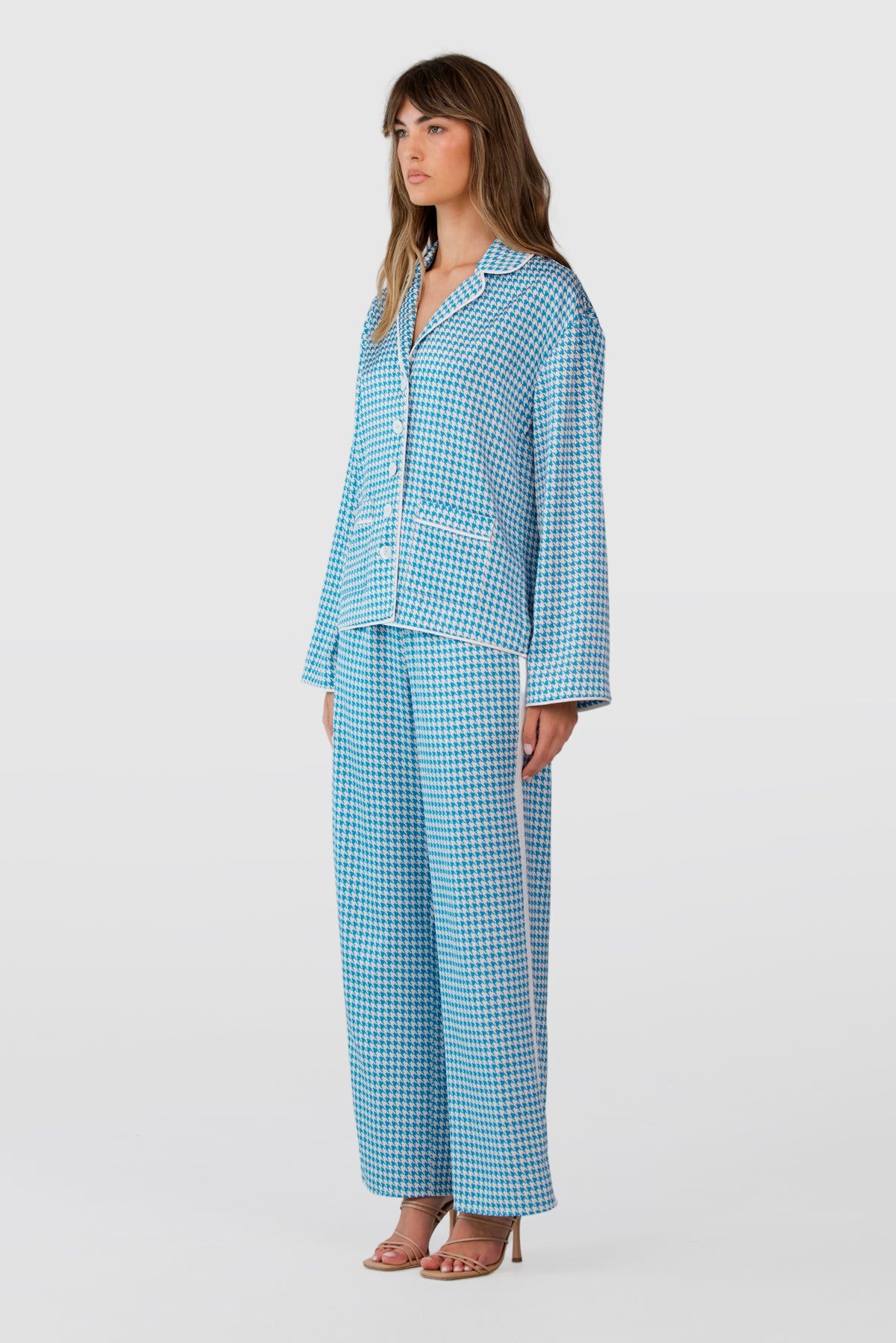 C/MEO Collective - Good For You Shirt - Blue Houndstooth