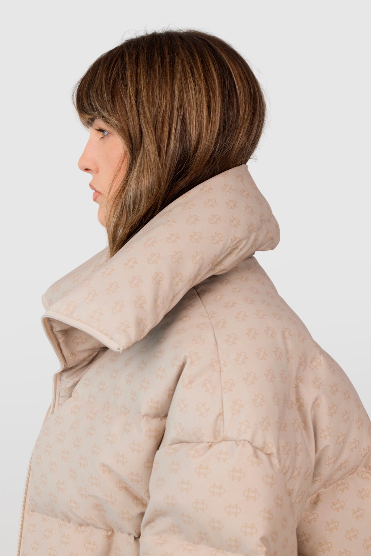 C/MEO Collective - Meet Me There Puffer - Tan Monogram