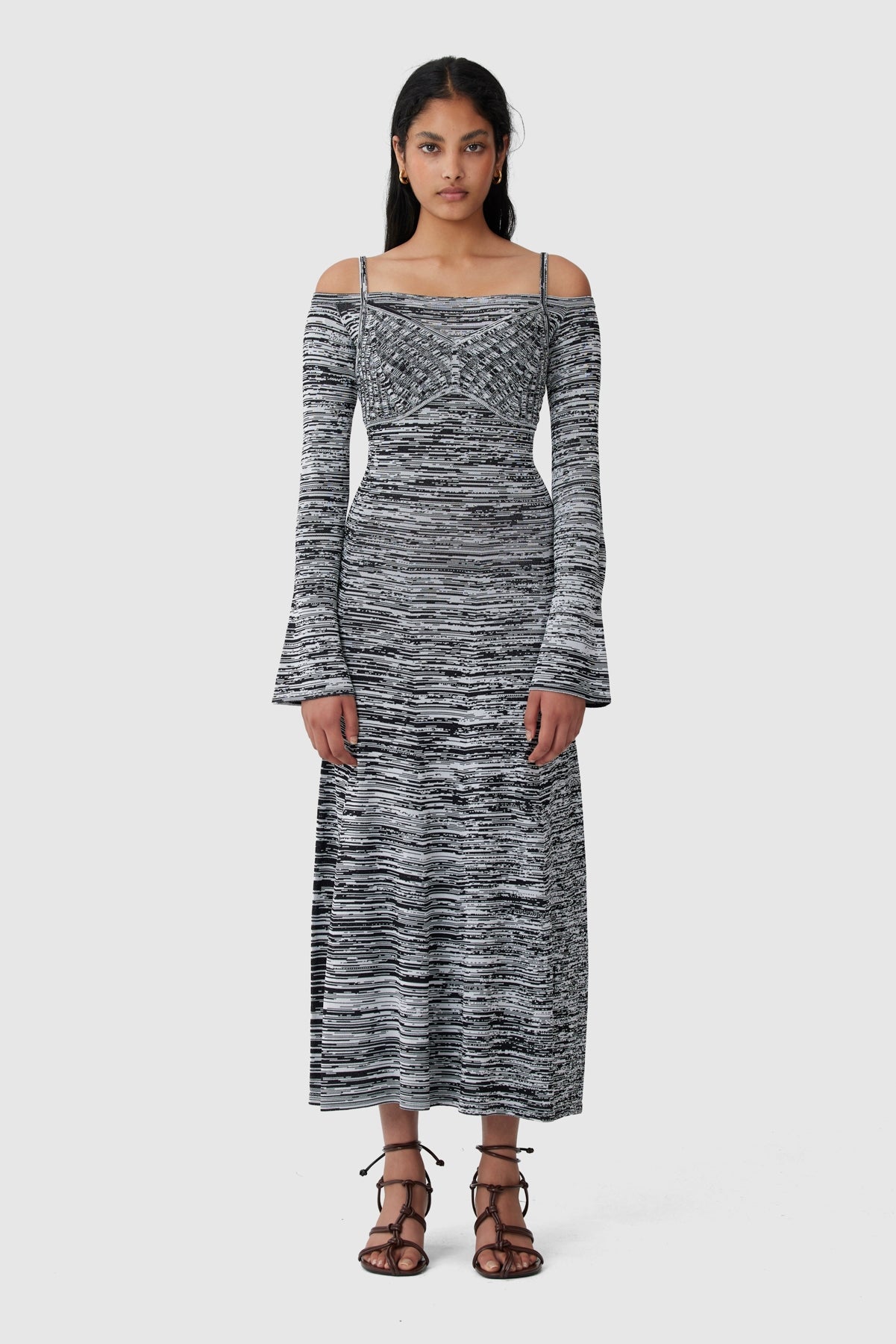C/MEO Collective - Take Care Dress - Black Marle