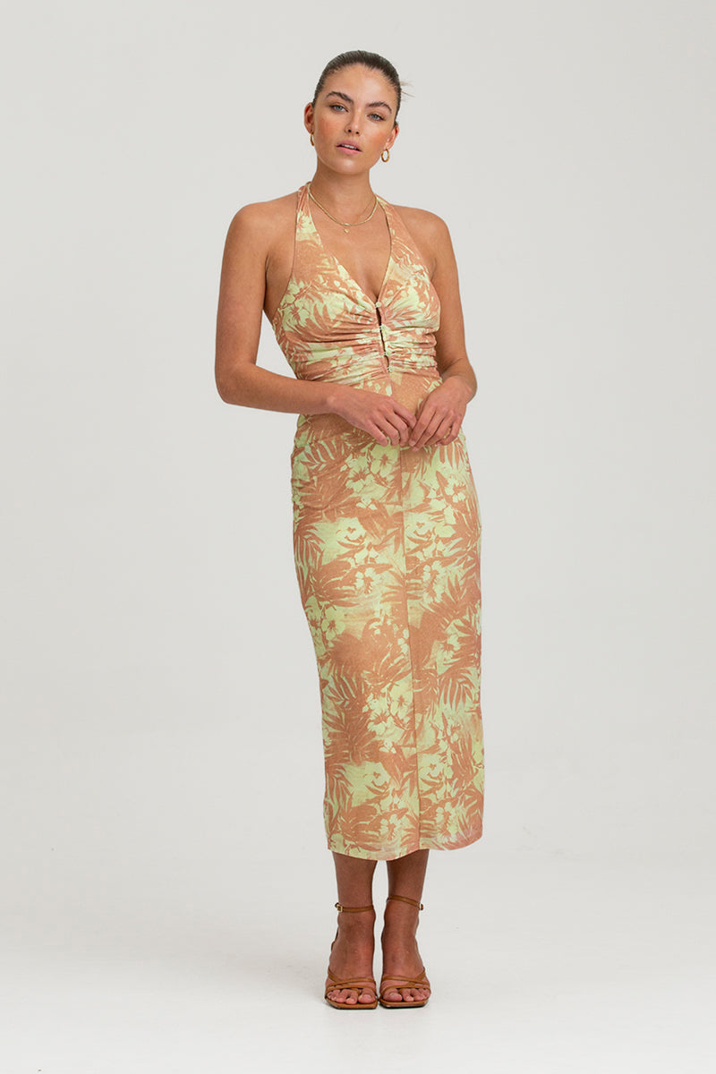 Finders - Ally Midi Dress - Hawaiian Floral