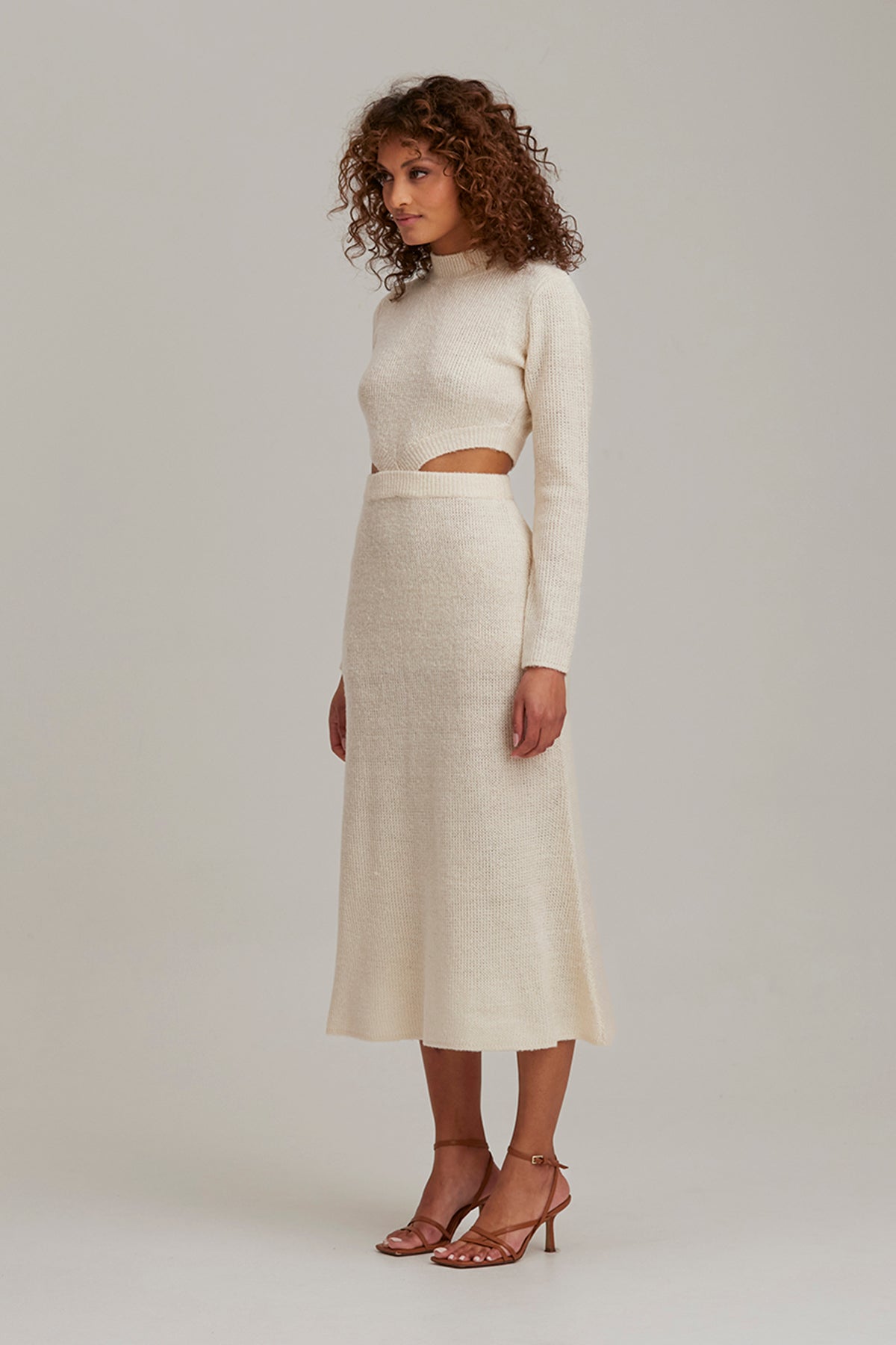 Keepsake - Vittoria Ls Knit Dress - Parchment – Fashion Bunker US