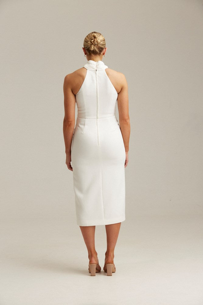 Keepsake - Mila Midi Dress - Porcelain