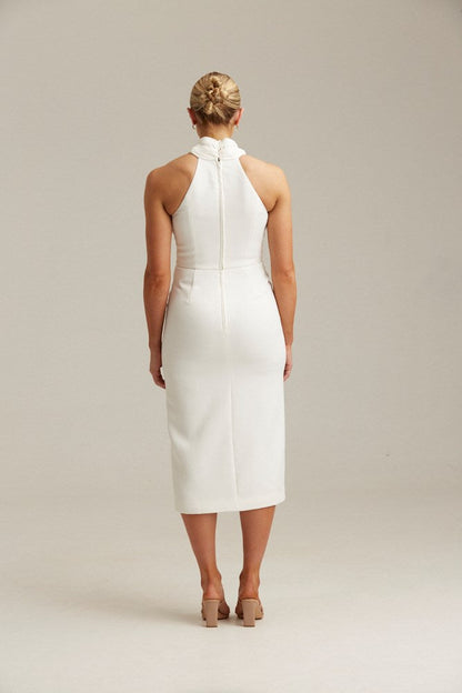 Keepsake - Mila Midi Dress - Porcelain