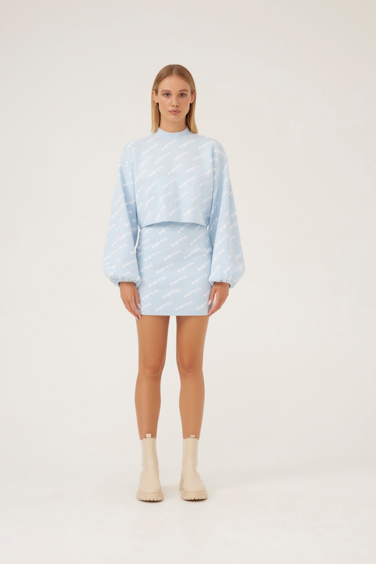 The Fifth Label - Contemporary Knit - Sky W White